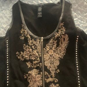 Biker bling top